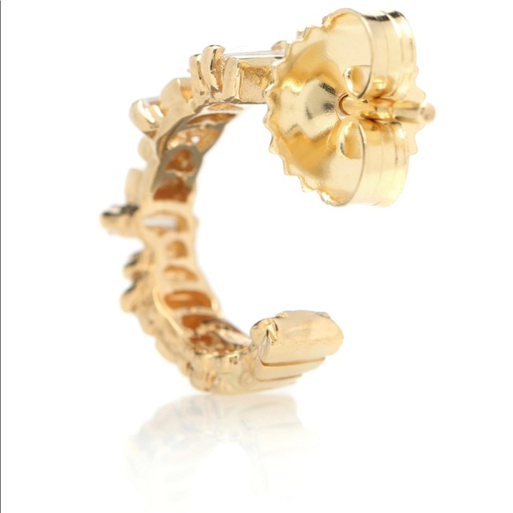 Suzanne kalab 18 karat gold diamond hoops - Picture 4 of 6